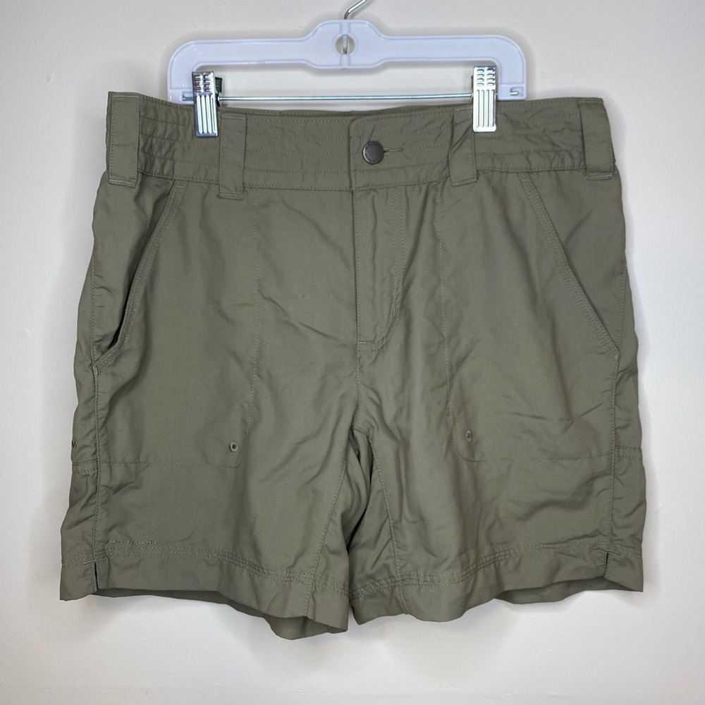Columbia Shorts Outdoor Hiking Olive Green Size 8